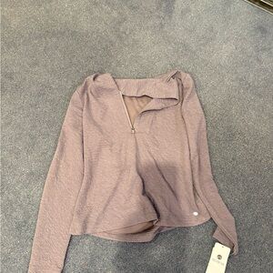 Aritzia Mauve Long Sleeve Top